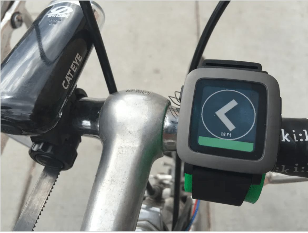 Pebble Bike map